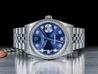 Rolex Datejust 36 Jubilee Quadrante Blu Diamanti 16234 